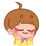 ⭐ Gacha Life character Gacha Life gacha life, chibi, cute, blushing, anime style, sticker telegram sticker