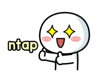 🌈 ntap thumbs up, sparkle, approval, ntap whatsapp sticker