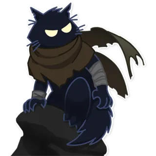 🧛 cat, animal, character, pet, feline, cartoon, drawing telegram sticker