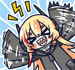 🙌 Anime, Manga, Süß, Cartoon, Lächeln whatsapp sticker
