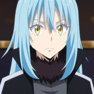 😠 Rimuru Tempest That Time I Got Reincarnated as a Slime Аниме, Исекай, Слизь, Римуру, Темпест telegram sticker