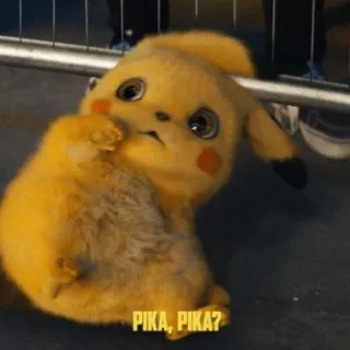 🌝 Pikachu Pokemon Pika, pika? 皮卡丘, 宝可梦, 可爱, 卡通 telegram sticker