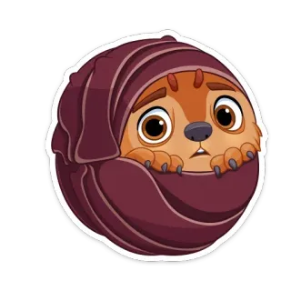 😬 Cartone animato, Animale, Cane, Carino, Adesivo telegram sticker