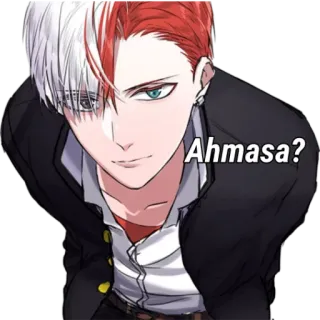 🩸 Ahmasa? Anime, Adesivo, Ritratto, Personaggio telegram sticker