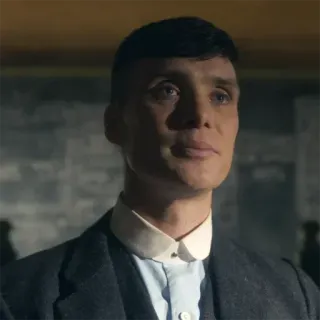 ▪️ Tommy Shelby Peaky Blinders peaky blinders, tommy shelby, cillian murphy, série, drama, bbc whatsapp sticker