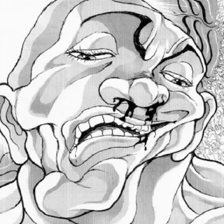 ☠️ Manga, Anime, Darah, Pertarungan, Pertempuran, Komik, Seni telegram sticker