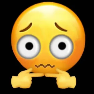 🥺 Emoji, Nervoso/a, Meme, Timido/a telegram sticker