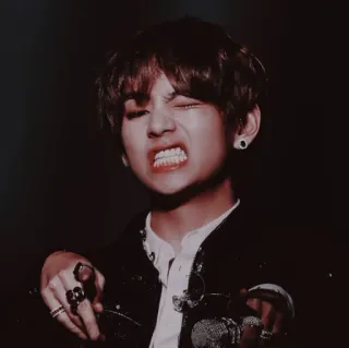 🕷 V kpop, bts, idol, sänger, fanart, koreanisch telegram sticker