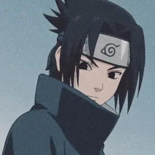 😐 Sasuke Uchiha Naruto anime, manga, ninja, sasuke, uchiha telegram sticker