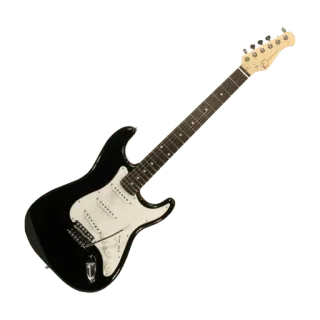 🎸 guitarra, guitarra eléctrica, música, instrumento, cuerdas telegram sticker
