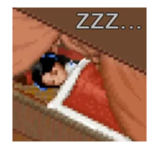 💤 ZZZ... dormir, zzz, lit, fatigué, sieste telegram sticker