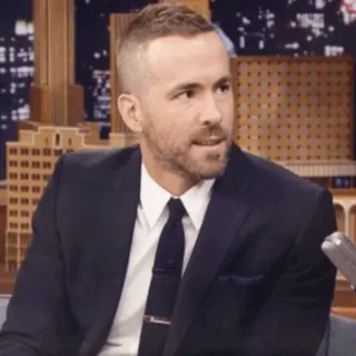 🔮 Ryan Reynolds aktor, setelan, pria, potret, selebriti telegram sticker