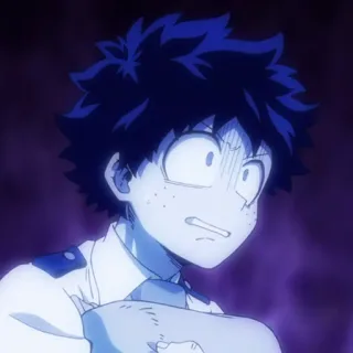 🥦 Izuku Midoriya My Hero Academia anime, My Hero Academia, Izuku Midoriya, Deku, hero, character telegram sticker