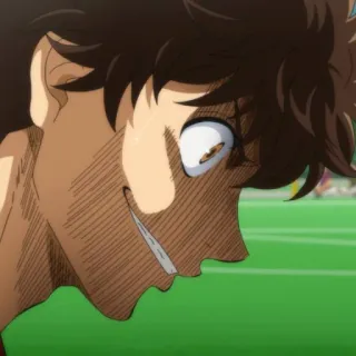 ⚽️ Anime, Personagem, Bravo, Expressão, Homem telegram sticker