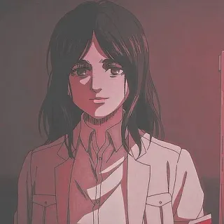 ❤️ Pieck Finger Attack on Titan アニメ, キャラクター, ピーク, 進撃の巨人 telegram sticker