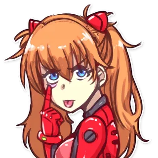 Evangelion @IMG2D whatsapp stickers