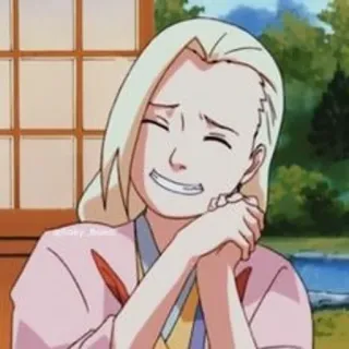 🌟 Ino Yamanaka Naruto anime, cartoon, character, naruto, ino yamanaka, blonde telegram sticker