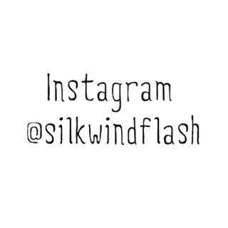 👹 Instagram @silkwindflash instagram, silkwindflash, mídias sociais, conta telegram sticker