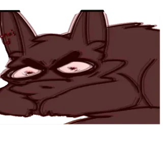 😾 Katze, Tier, wütend, Sticker telegram sticker