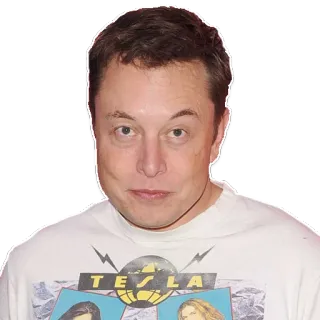 😳 Elon Musk TESLA Elon Musk, Tesla, business, tech telegram sticker