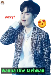 😚 Jaehwan Wanna One Wanna One Jaehwan kpop, cantante, musica, idol, coreano whatsapp sticker