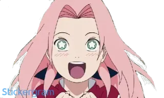 🤩 Sakura Haruno Naruto Anime, Dessin animé, Sakura, Naruto, Personnage telegram sticker