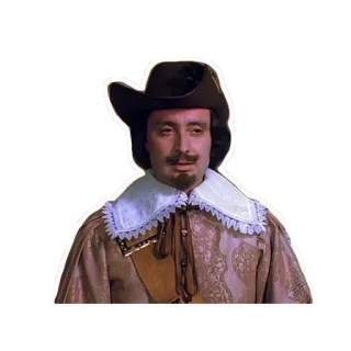 😑 histórico, retrato, homem, chapéu, vintage telegram sticker