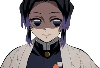 😈 Shinobu Kocho Demon Slayer อนิเมะ, ดาบพิฆาตอสูร, ชิโนบุ โคโจ, ตัวละคร telegram sticker