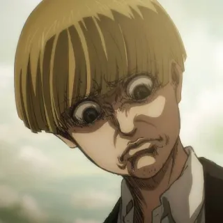 ⚔️ Yelena Attack on Titan anime, attack on titan, yelena, funny, meme, character, aot telegram sticker