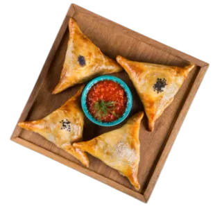 🍽 самоса, еда, азиатская еда, выпечка, закуска telegram sticker