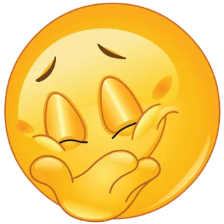 😌 Émoji, Baiser, Amour, Affection, Romance, Flirt, Smiley telegram sticker