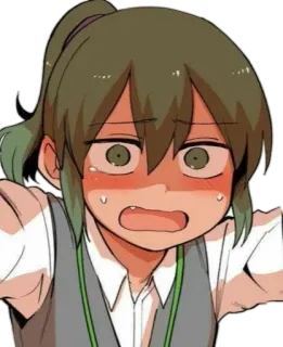 😂 Anime, Manga, Kartun, Karakter, Ekspresi, Terkejut telegram sticker