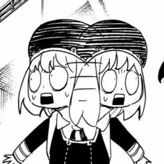 🟥 Anya Forger Spy x Family anime, manga, spy x family, anya forger, cartoon whatsapp sticker