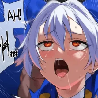😍 AH! anime, manga, ecchi, expression, artwork telegram sticker