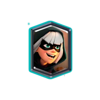 💎 Bandit Clash Royale Bandit, Clash Royale, Personnage, Jeu whatsapp sticker