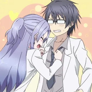 📈 Anime, Cinta, Pasangan, Romantis, Lucu, Karakter whatsapp sticker