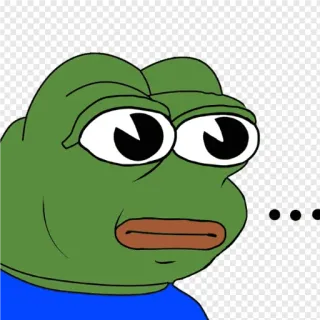 🙂 Pepe the Frog pepe, kikker, meme, internet, cartoon telegram sticker