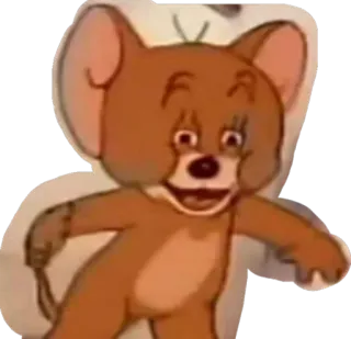 😳 Jerry Tom and Jerry Cartone animato, Topo, Jerry, Animazione telegram sticker