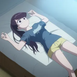 🦋 Komi Shouko Komi Can't Communicate Anime, Komi não consegue se comunicar, Komi Shouko, fofa, garota, garota anime telegram sticker