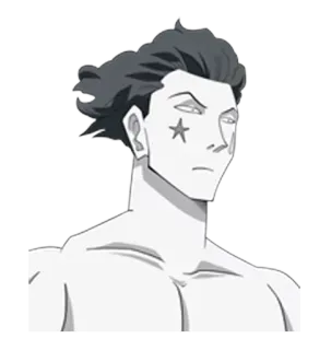 😶 Hisoka Hunter x Hunter anime, manga, hisoka, hunter x hunter, character, villain telegram sticker