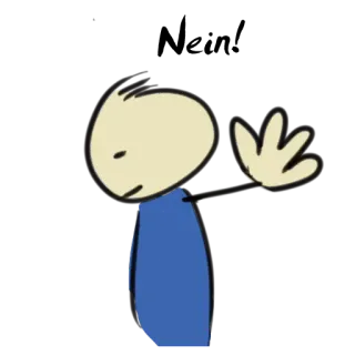 😞 strichmännchen, cartoon, zeichnung, geste, winken, hand whatsapp sticker