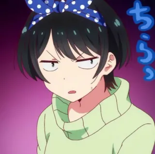 🍧 Ruka Sarashina Rent-A-Girlfriend ちらっ อนิเมะ, มังงะ, รูกะ สาราชินะ, แฟนเช่า, น่ารัก, ผู้หญิง telegram sticker