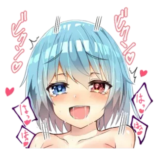 😝 anime, girl, cute, manga, crying telegram sticker