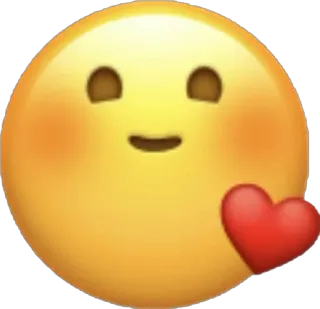 ❤️ emoji, heart, smile, love, cute, happy, affection telegram sticker