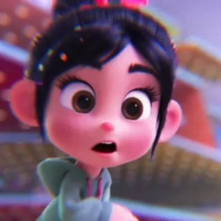 🩰 Vanellope von Schweetz Wreck-It Ralph Dibujos animados, Disney, Vanellope, Ralph el demoledor, Personaje, Chica, Animado telegram sticker