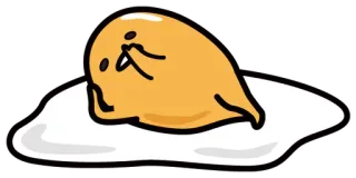 Gudetama Foodie Paradise whatsapp stickers