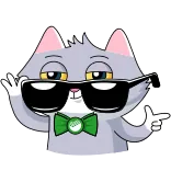 СберКот и Куся @TgSticker whatsapp stickers