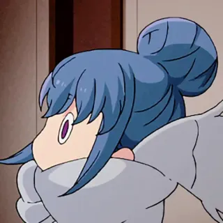🙀 Anime, Desenho animado, Cabelo azul, Personagem, Mangá, Sticker telegram sticker