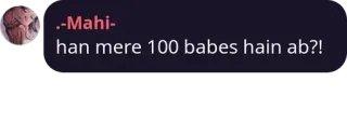 👮‍♀️ han mere 100 babes hain ab?! telegram sticker