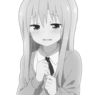 😢 Anime, Sedih, Imut, Menangis, Gadis, Kartun telegram sticker